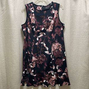 Ivanka Trump A-line sleeveless dress, flounce bottom size 18W